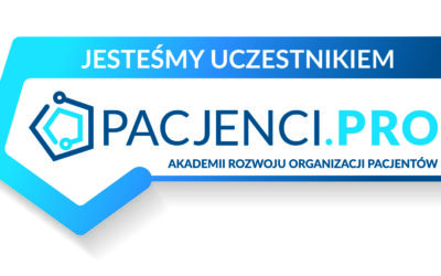 „Jesteśmy uczestnikiem PACJENCI.PRO Akademii Rozwoju Organizacji Pacjentów!”. Grafiki do publikacji na stronie internetowej organizacji pacjentów